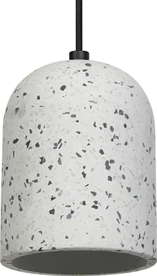 Zdjęcie produktu dla Dekoracyjna lampa wisząca OSRAM Decor Pill z kloszem w kształcie pigułki, 150 mm, z oprawką E27, wykonana z białego lastryko, IP20