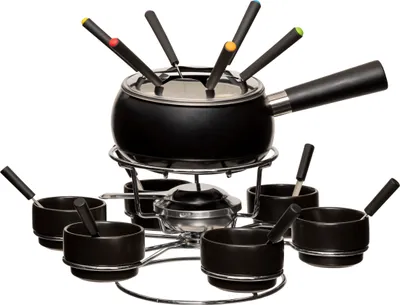 Zdjęcie produktu dla Zestaw do fondue obrotowy na 6 osób, ceramiczny