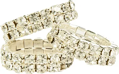 Produktbild von HKM Crystal Mähnengummis, Farbe:weiß, Set:20 Stück