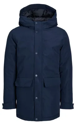 Produktbild von JACK&JONES JUNIOR Jungen Jjchamp Jacket Jnr Parka, Navy Blazer, 152