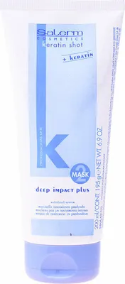 Zdjęcie produktu dla Salerm Cosmetics Keratin Shot Maske Deep Impact Plus 200ml