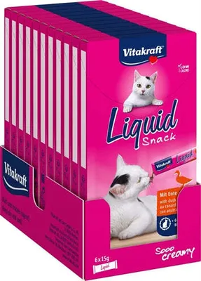 Zdjęcie produktu dla Vitakraft Cat Liquid Snack Duck & B-Glucan