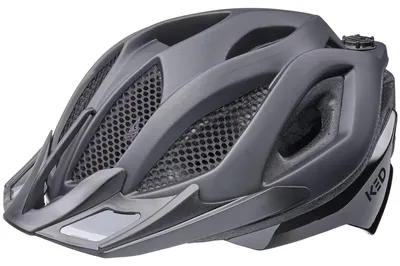 Image de Casque de vélo polyvalent KED Spiri II Trend avec éclairage LED et réflecteur, ventilation optimisée et filet anti-insectes I Couleur : noir mat Taille : 52-58 (M)