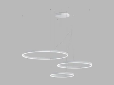 Zdjęcie produktu dla LED2 3274751DTW Lampa wisząca CIRCLE SET 3 P-Z, W DALI TW/PUSH TW 136 W 3000 K–4000 K biała