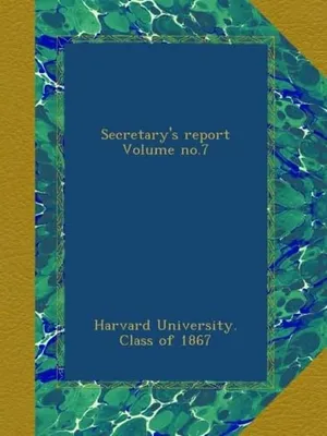 Immagine prodotto di Relazione del Segretario, Volume 7