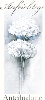 Produktbild von Trauer  Beileid  Kondolenz - Trauerkarte im Format 11,5 x 17