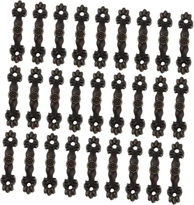 Produktbild von 24stücke Schranktürgriffe Aus Zinklegierung Im Vintage-stil Möbelgriffe Für Schränke Und Fenster Schrankgriffe Mit Ergonomischem Design Für Komfortablen Halt