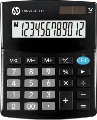 Image de hp Calculatrice HP-OC112 hp Calculatrice de bureau "OfficeCalc 112", noir