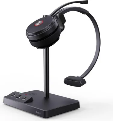 Produktbild von Yealink WH62 Mono UC Headset, Kabellos, Büro/Callcenter, 20 - 20000 Hz, 80 g, Kopfhörer, Schwarz