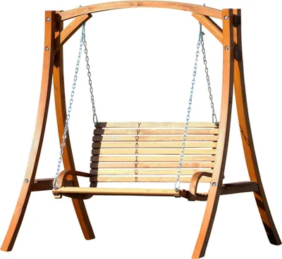 Produktbild von ASS Design Hollywoodschaukel Gartenschaukel Hollywood Schaukel KUREDO-OD aus Holz Lärche