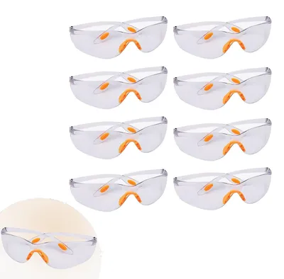 Image de Lunettes de protection, 8 pièces, transparentes, pour le travail