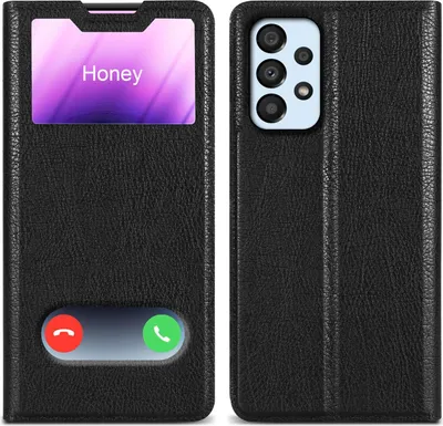 Obrázok produktu pre Cadorabo Protective Case for Samsung Galaxy A33 5G Case in Black Puzdro na mobilný telefón typu kniha Cover Etui