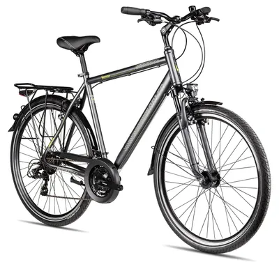 Produktbild von Adler Verona vielseitiges Herren-Trekkingbike mit Straßenausstattung 28 Zoll Schwarz 58 cm