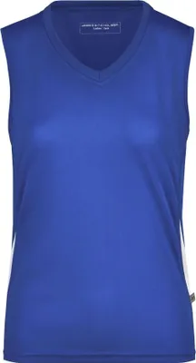 Produktbild von Ladies' Running Tank Funktionelles Lauftop royal/white, Gr. L