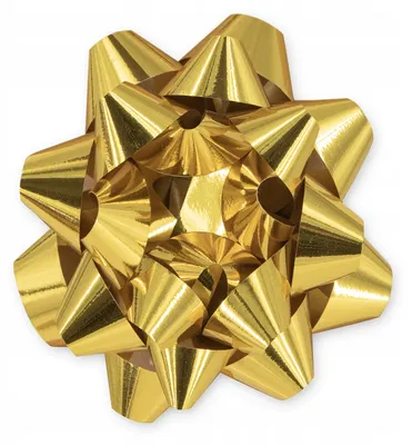 Produktbild von PartyPal Geschenkschleife goldfarben 10 cm 1 Stück