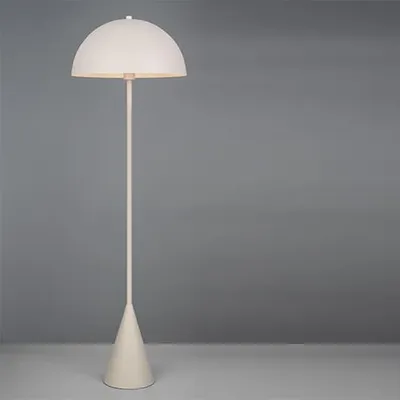 Image de Lampadaire gris champignon pour salon ou chambre à coucher 130 cm 1xE27 40W ALFIE Trio