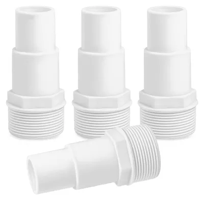 Immagine prodotto di Raccordi per tubi da piscina, confezione da 4 pezzi, da 32/38 mm a 1,5 pollici, per pompe, sistemi di riscaldamento solare e filtri a sabbia