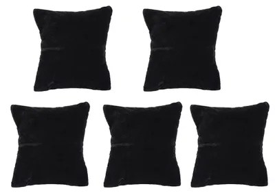 Produktbild von Samt Schmuck Display Kissen Uhr Armreif Ständer Halter Lagerung Organizer (Schwarz)