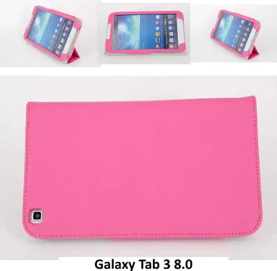 Zdjęcie produktu dla Różowe etui Samsung na tablet Galaxy Tab 3 8.0