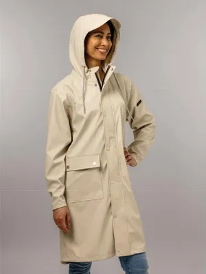 Produktbild von Mirage Regenmantel Niederschlag Trenchcoat - Größe M - Hergestellt aus Polyester weich