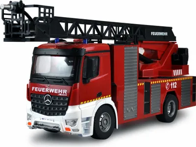 Immagine prodotto di AMEWI Mercedes-Benz autopompa a scala girevole, RTR 2.4GHz