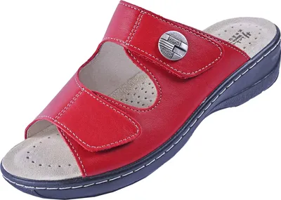 Produktbild von Hickersberger Pantoletten in Übergrößen Rot [D2C]2120-4040 große Damenschuhe, Größe:43