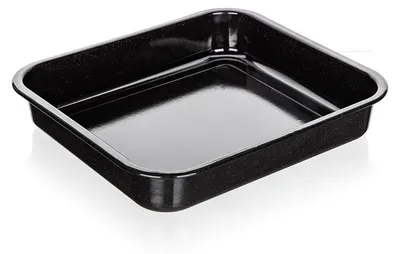 Immagine prodotto di Teglia da forno, teglia smaltata robusta per cuocere carne, dolci e verdure Culinaria 41x37x7 cm
