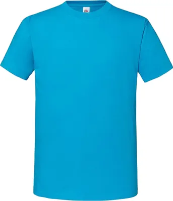 Image de Fruit Of The Loom Herren Premium T-Shirt RW5974 (3XL) (Azure Blau)