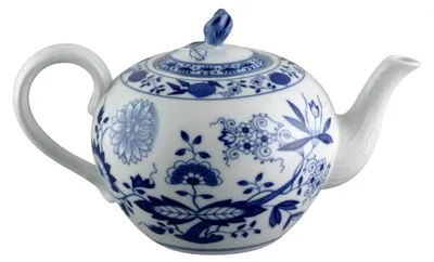 Produktbild von Zwiebelmuster Teekanne 12 Personen, 1,35 L, blau