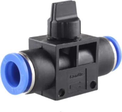Produktbild von Pneumatischer Anschluss / Ventil / Push Fitting - diverse Durchmesser & Formen Ausführung: HVFF Durchmesser: 8 mm