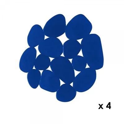 Produktbild von MSV 3700703952145, Blau, Einfarbig, Rund, Polyvinylchlorid (PVC), 12 x 13 cm