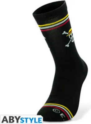 Produktbild von ONE PIECE - Socken - Schwarz - Totenkopf