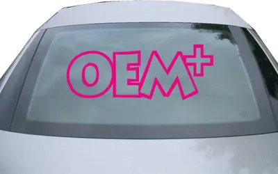 Produktbild von Indigos UG - Aufkleber Heckscheibe & Motorklappe DE2926 - pink - 600x228 mm - OEM+ - Auto Scheiben Fenster Heckklappe Tuning Racing JDM - Die cut
