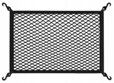 Produktbild von Starkes Kofferraumnetz 80x60cm mit Haken Ladungssicherung