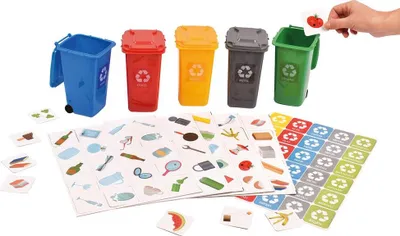 Produktbild von Eduplay Mülltrennspiel pädagogisches Spielzeug umweltbewusst