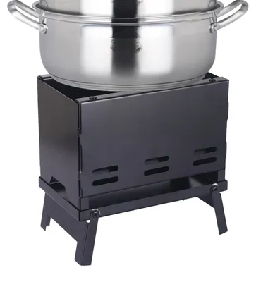 Produktbild von Tragbarer, zusammenklappbarer Holzkohlegrill