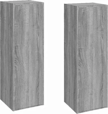Obrázek produktu pro vidaXL TV skříňky 2 ks. Grey Sonoma 30,5x30x90 cm výrobek z odvozeného dřeva