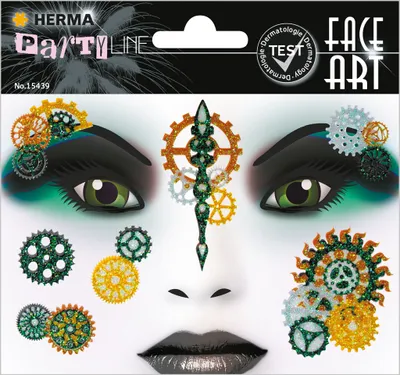 Produktbild von HERMA 15439, Folie, Mehrfarbig, Entfernbar, Sichtverpackung, 1 Stück(e)