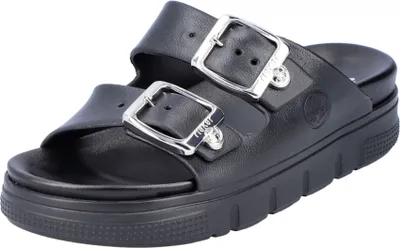 Produktbild von Rieker Plateau Pantoletten Damen 362D5032313830 Schwarz 38 EU