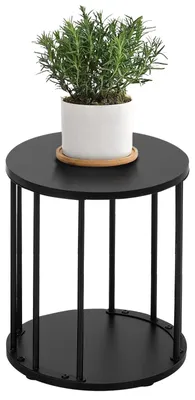 Obrázek produktu pro Kulatý kovový stojan na rostliny, výška 35 cm, stabilní a robustní