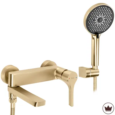 Produktbild von Badewannenarmatur REA Premium Maxim Brush Gold