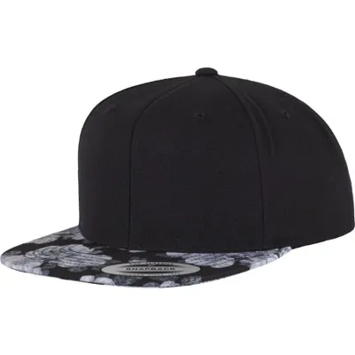 Immagine prodotto di Flexfit Printed Snapback Cap schwarz/grau Uni