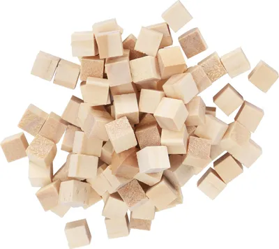 Image de Cocoarm 100pcs. Briquets en bois Pin Carr?s 10mm Couleur Bois DIY Bricolage Fr�� Enfant Jouet Puzzle pour avec L?g?re Design Exquis pour ?v?nements Th?me Pays