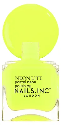 Produktbild von Nails Inc SUNLIGHT SQUARE Neon Nagellack Pastell Gelb Langanhaltend Glänzend
