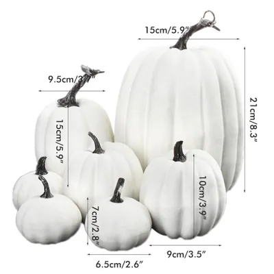 Immagine prodotto di Modello di zucca di simulazione, zucca artificiale, decorazione della zucca