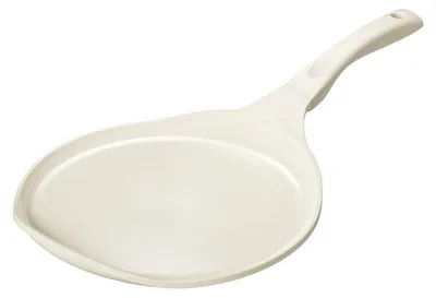 Immagine prodotto di Padella per crepes, 30 cm, adatta per induzione, con rivestimento in Vetroceramica antiaderente, color beige