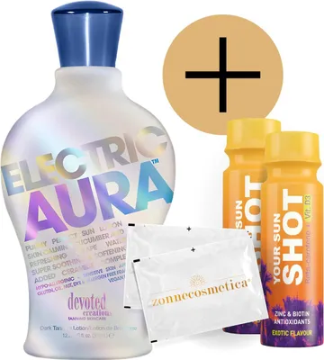 Produktbild von Devoted Creations - Electric Aura + 2 Your Sun Shots + 2 Verfrissingsdoekjes