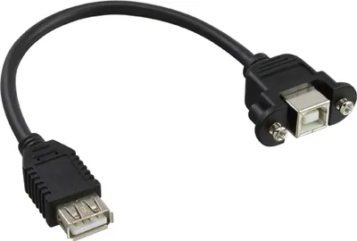 Zdjęcie produktu dla InLine 33441F, 0,2 m, USB A, USB B, Czarny