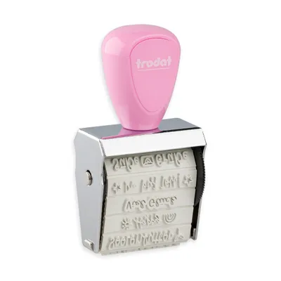 Produktbild von TRODAT Creative Stempel SB Text Bullet-Journal / rosa