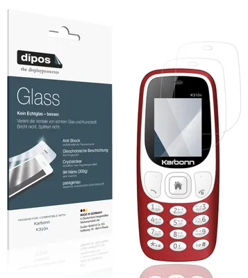 Immagine prodotto di 2x Pellicola Protettiva per Karbonn K310n Protezione Vetro Flessibile 9H dipos